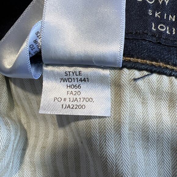 Lucky Brand Jeans 8/29 Dark Wash Blue Lolita Skinny Low Rise Ankle 25" Inseam - Picture 7 of 11